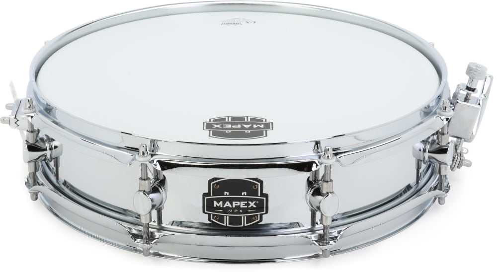 Mapex MPX Steel Piccolo Snare Drum 14” x 3.5” in Chrome Finish