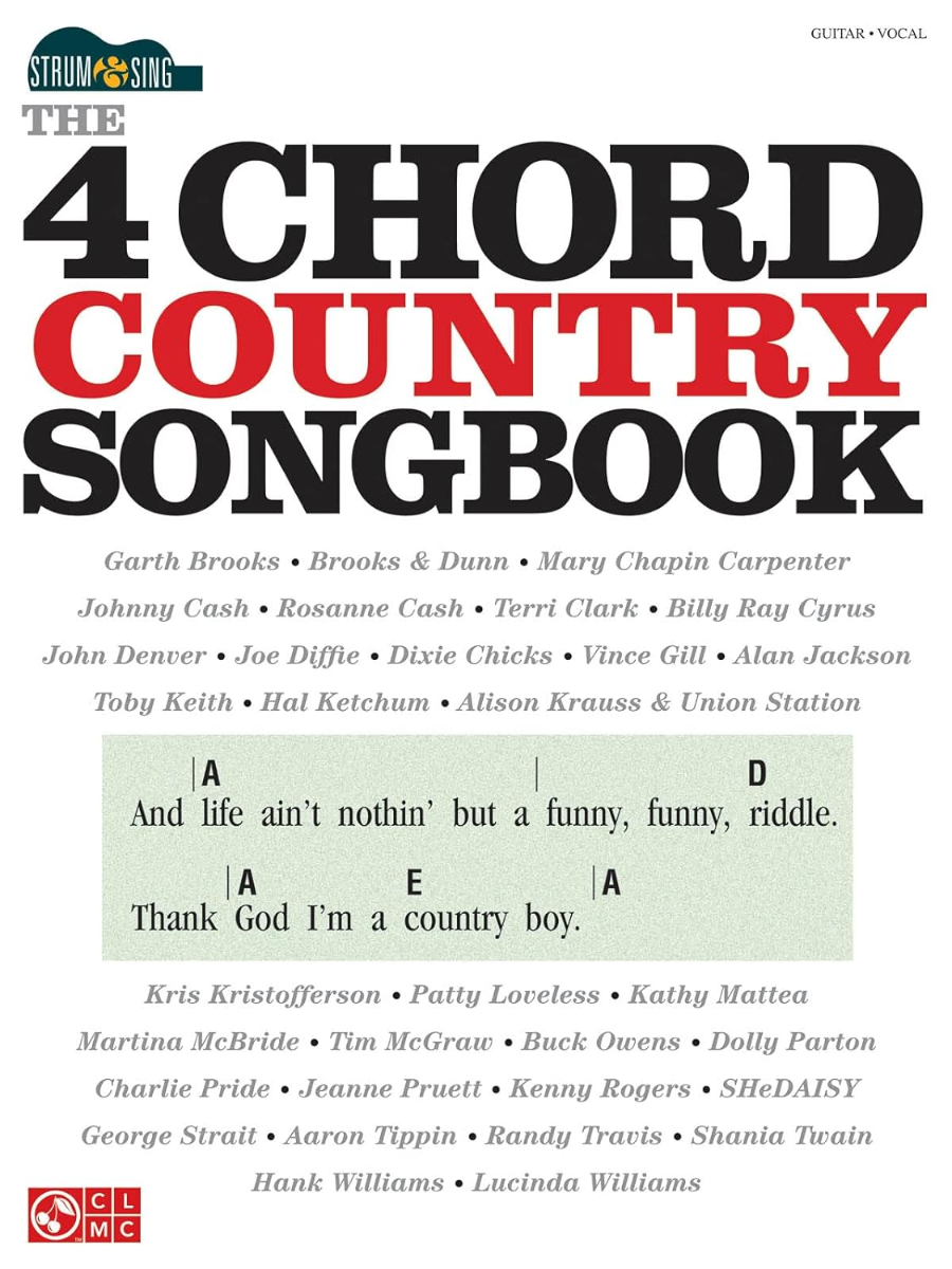 The 4 Chord Country Songbook Strum & Sing