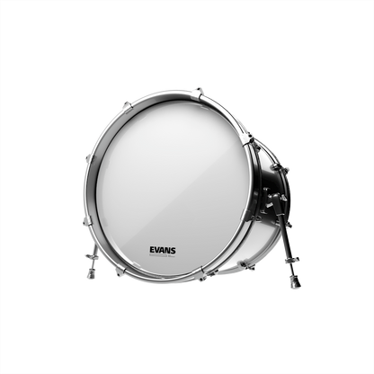 Evans EQ3 Resonant Smooth White No Port 26" Bass Drum Head