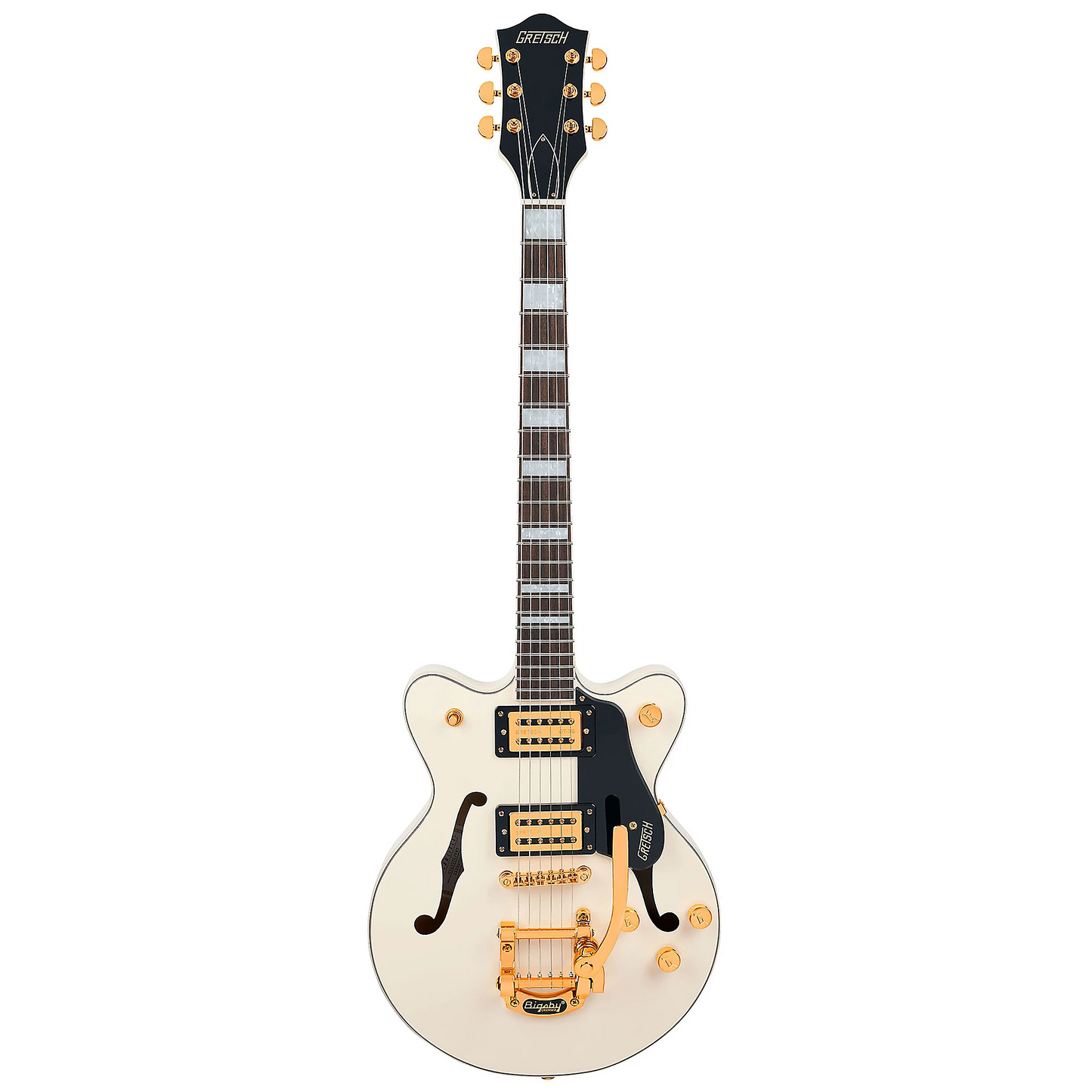 Gretsch  G2655TG Streamliner Center Block Jr. Double-Cut with Bigsby LTD Electric Guitar in Vintage White