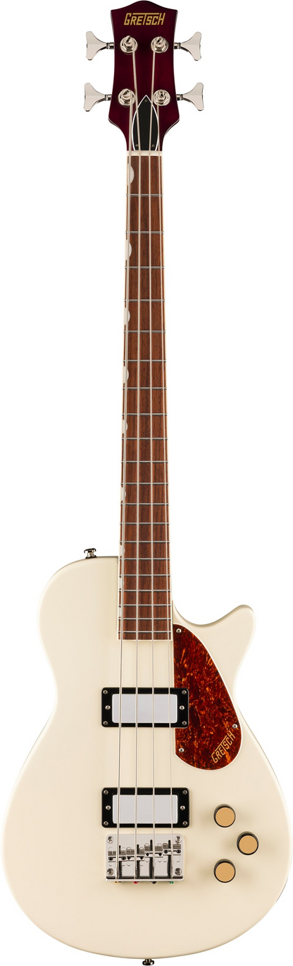 Gretsch Streamliner Jet Club Bass Single-Cut, Laurel Fingerboard in Vintage White