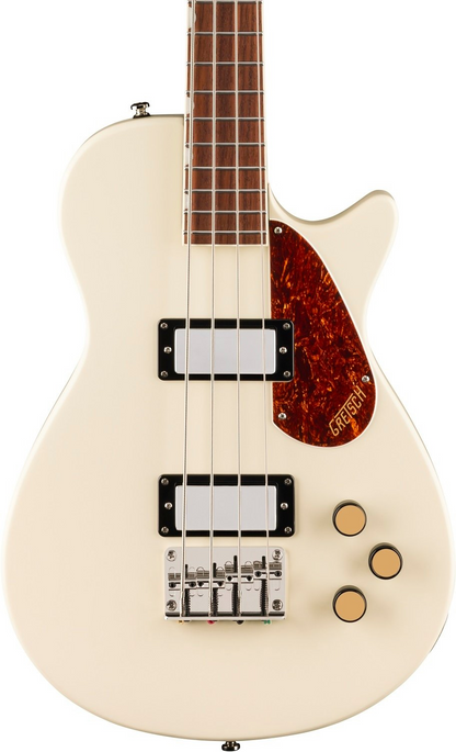 Gretsch Streamliner Jet Club Bass Single-Cut, Laurel Fingerboard in Vintage White