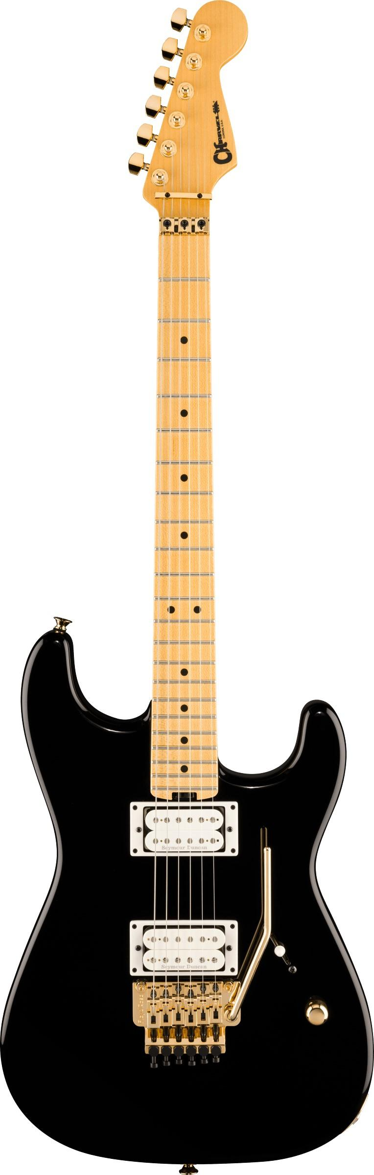 Charvel American Neo-Classic San Dimas SD1 HH FR Electric Guitar in Gloss Black