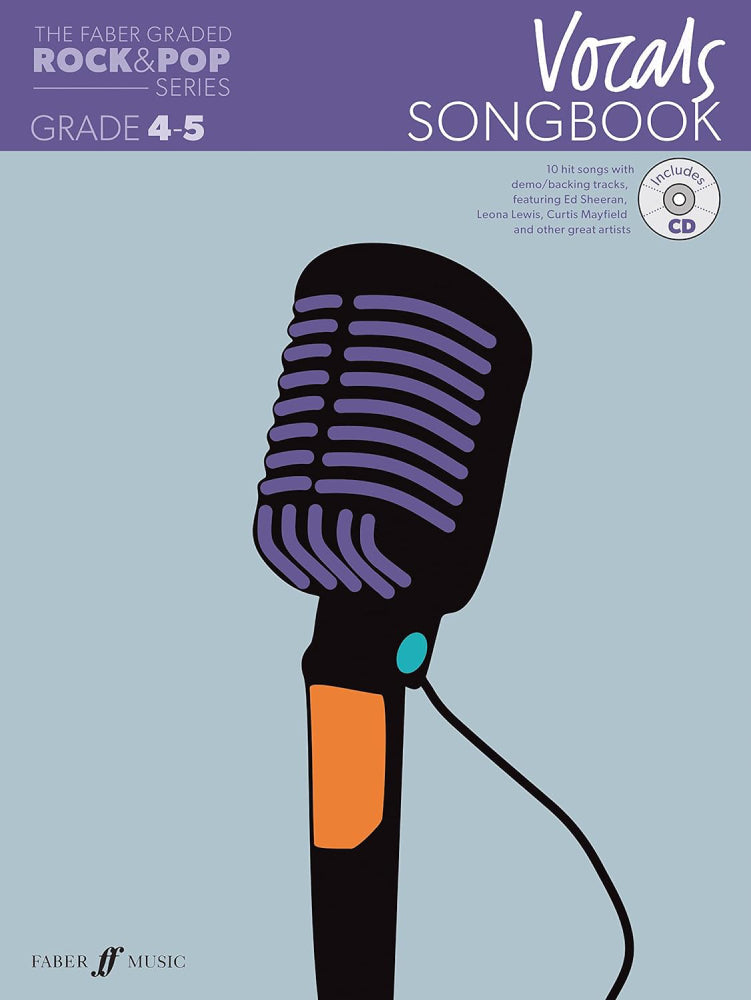 The Faber Graded Rock & Pop Series Vocals Songbook Grades 4-5