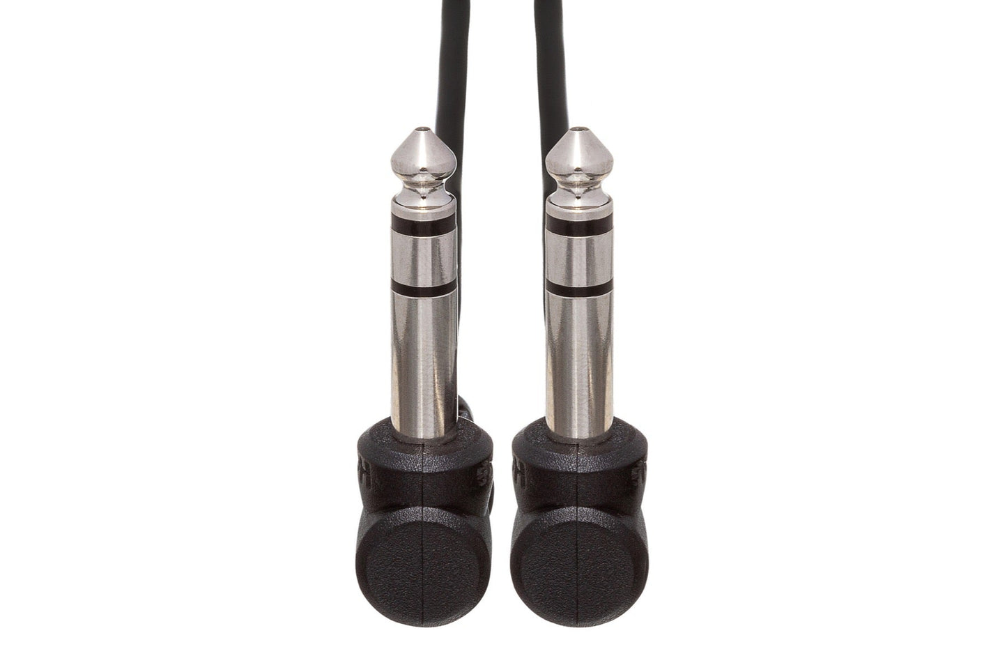 Hosa Balanced Interconnect Cable Right Angle 1/4 in TRS to Same