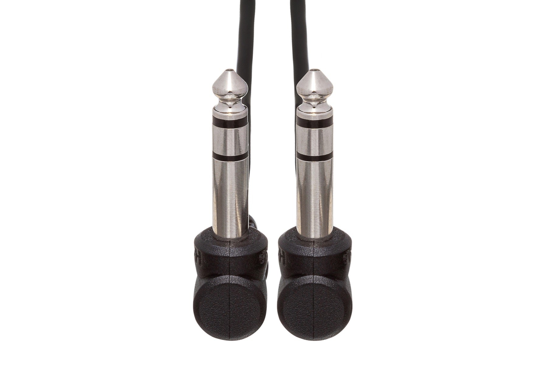 Hosa Balanced Interconnect Cable Right Angle 1/4 in TRS to Same