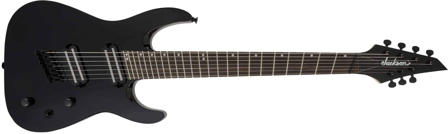 Jackson X Series Dinky Arch Top DKAF7 MS 7 String in Gloss Black