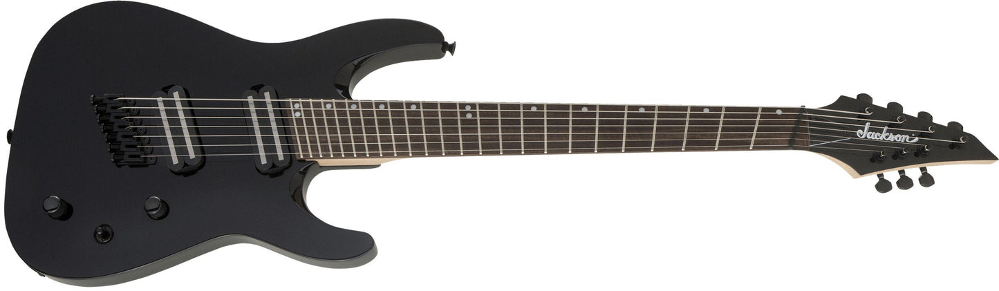 Jackson X Series Dinky Arch Top DKAF7 MS 7 String in Gloss Black