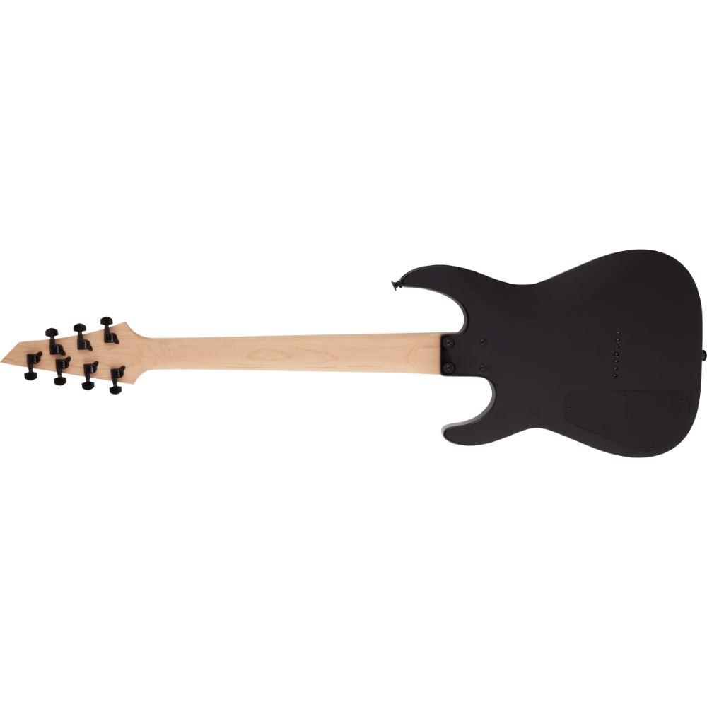 Jackson JS Series Dinky Arch Top JS22Q 7 DKA HT 7 Sreings in Transparent Black Burst