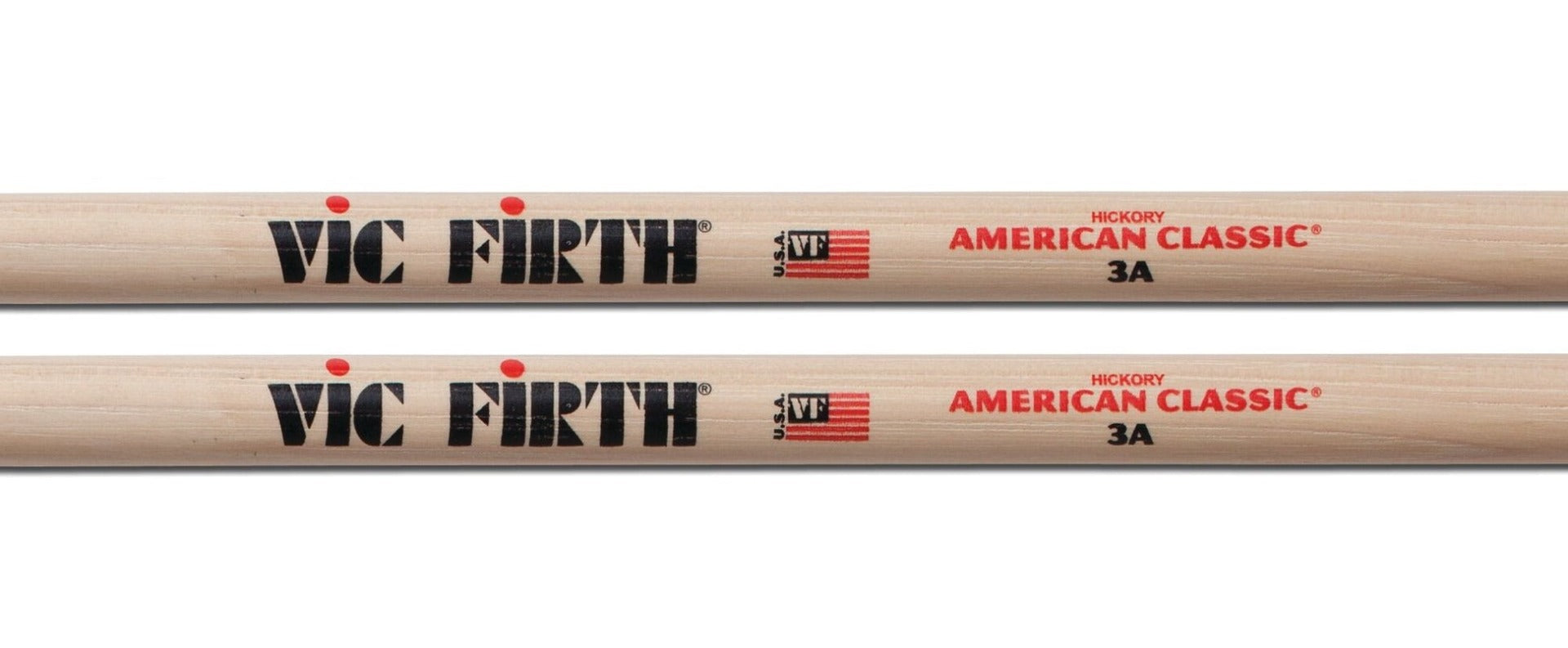 Vic Firth American Classic 3A Wood Tip Drumsticks