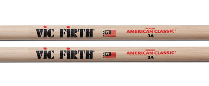 Vic Firth American Classic 3A Wood Tip Drumsticks