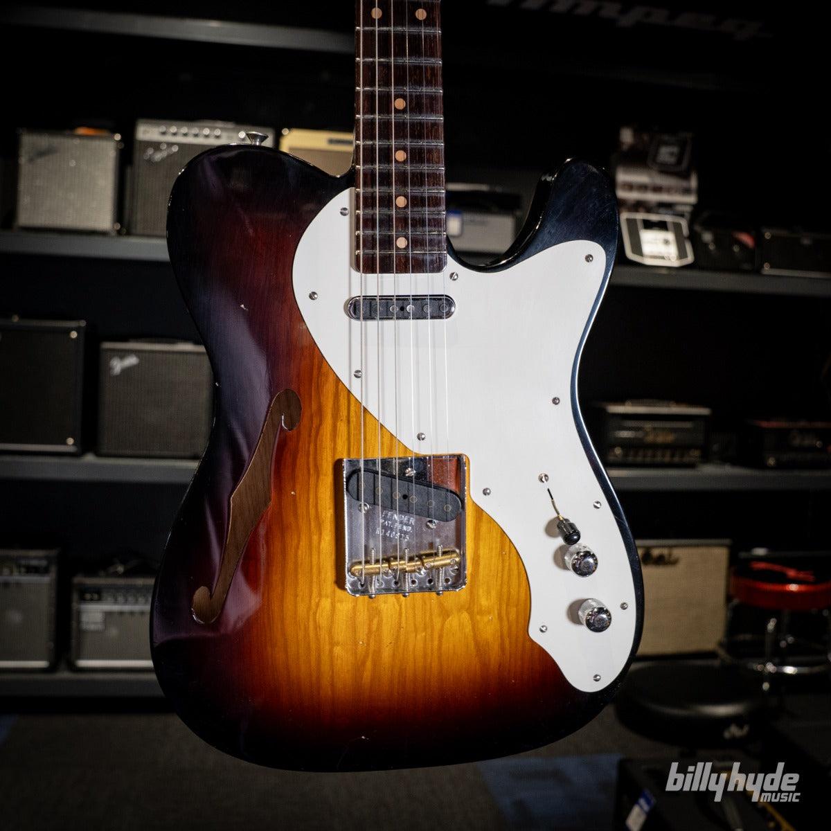 Fender Custom Shop Limited Edition '50s Telecaster Thinline Journeyman Relic with Closet Classic Hardware in Wide-Fade 2-Color Sunburst