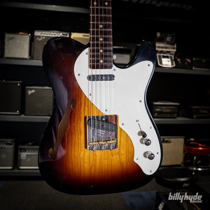 Fender Custom Shop Limited Edition '50s Telecaster Thinline Journeyman Relic with Closet Classic Hardware in Wide-Fade 2-Color Sunburst