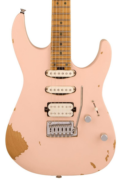 Charvel Pro-Mod Signature Rick Graham DK24 2PT CM Electric Guitar in Worn Shell Pink