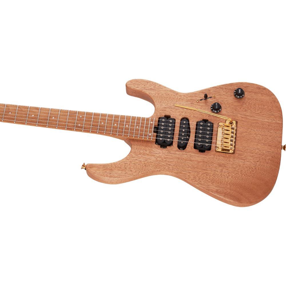 Charvel Pro Mod DK24 HSH 2PT CM Electric Guitar in Mahogany Natural