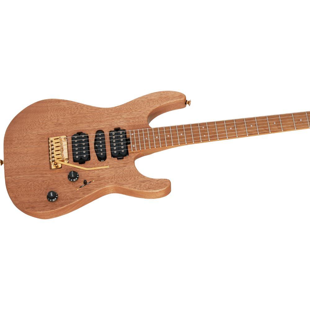 Charvel Pro Mod DK24 HSH 2PT CM Electric Guitar in Mahogany Natural