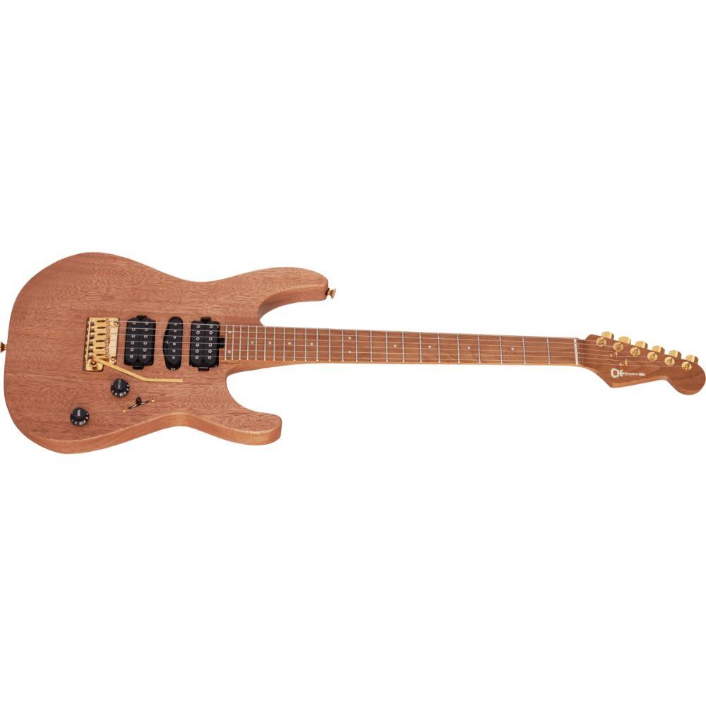 Charvel Pro Mod DK24 HSH 2PT CM Electric Guitar in Mahogany Natural