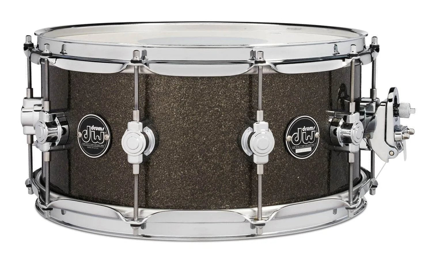 DW Performance Series 6.5" x 14" Pewter Sparkle Snare Drum