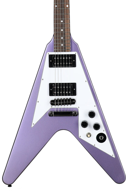 Epiphone Kirk Hammett 1979 Flying V Electric Guitar In Purple