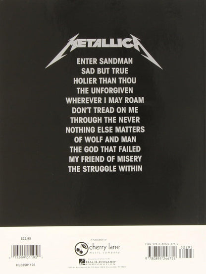 Metallica Black Album Guitar Tab