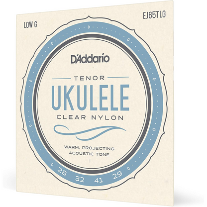 D’Addario EJ65TLG Pro Arté Custom Extruded Nylon Tenor Low G Ukulele Strings