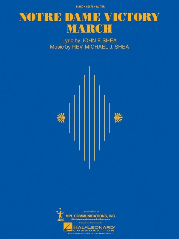 Notre Dame Victory March PVG Single Sheet
