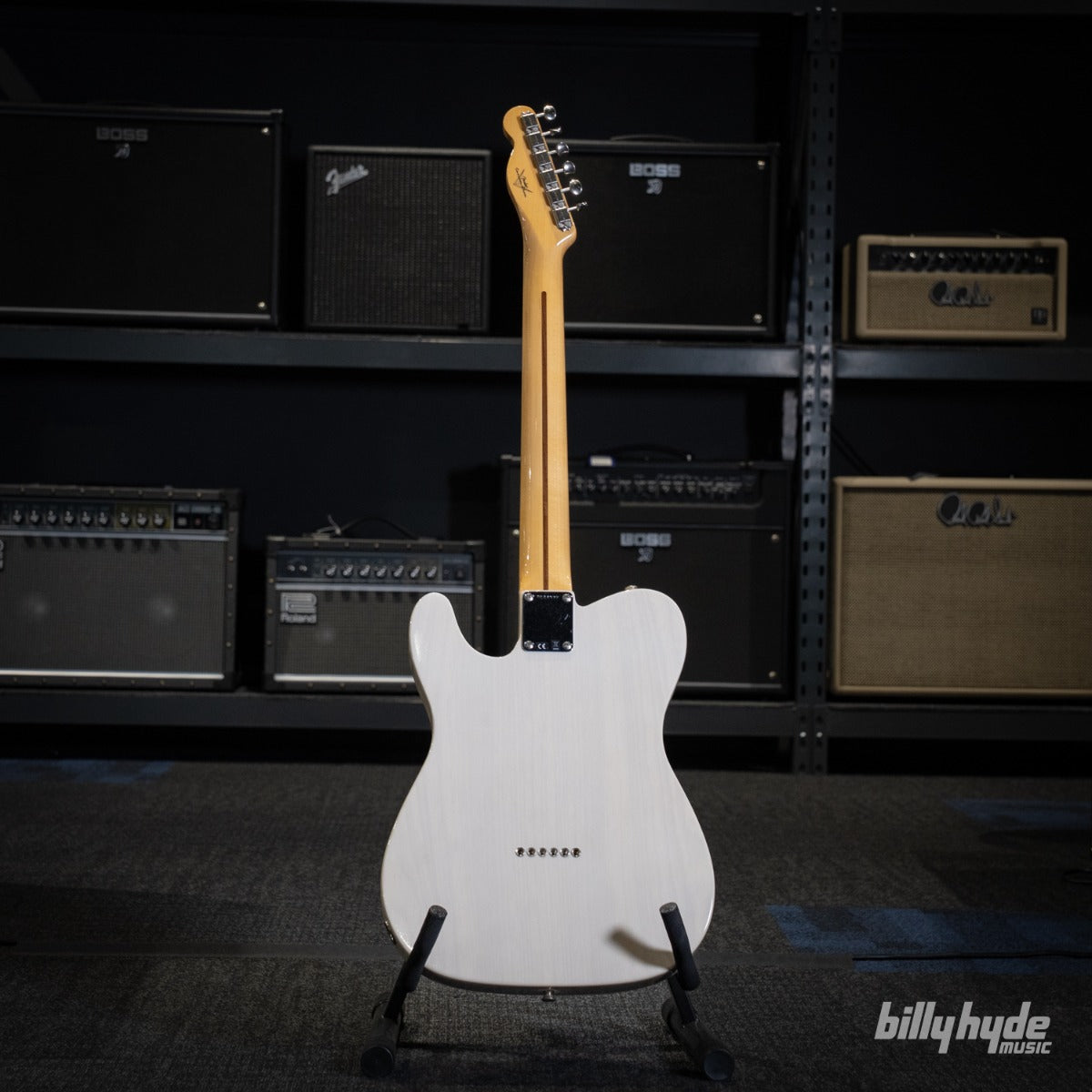 Fender Custom Shop Vintage Custom 1958 Top-Load Telecaster NOS Electric Guitar in Aged White Blonde