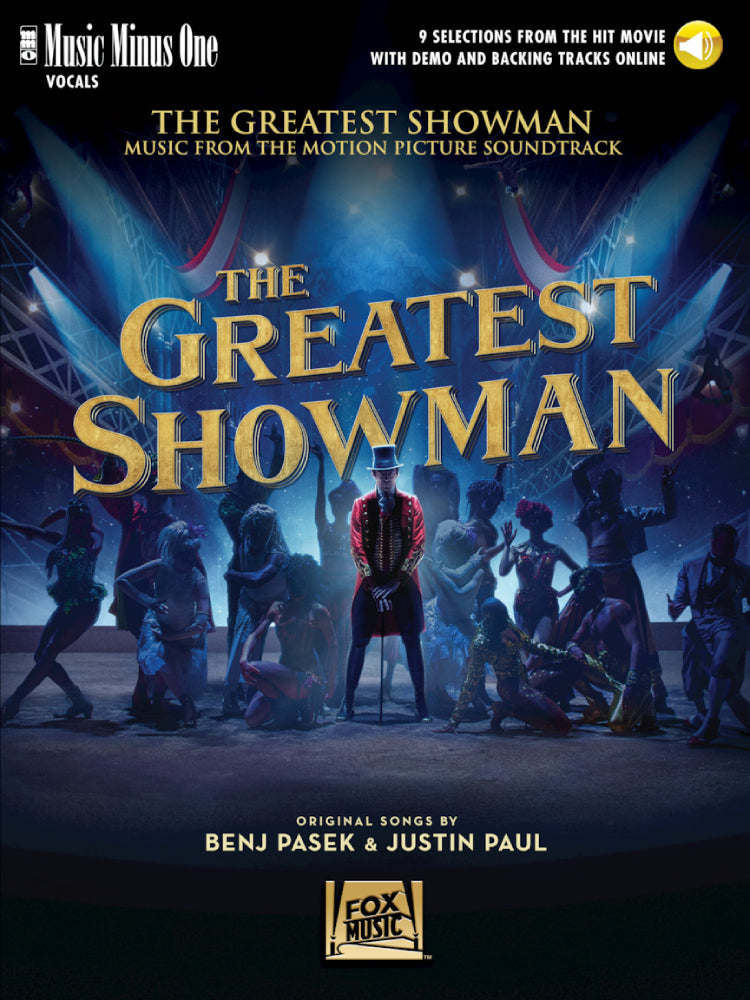The Greatest Showman Music Minus One Vocal Softcover BK/OLA