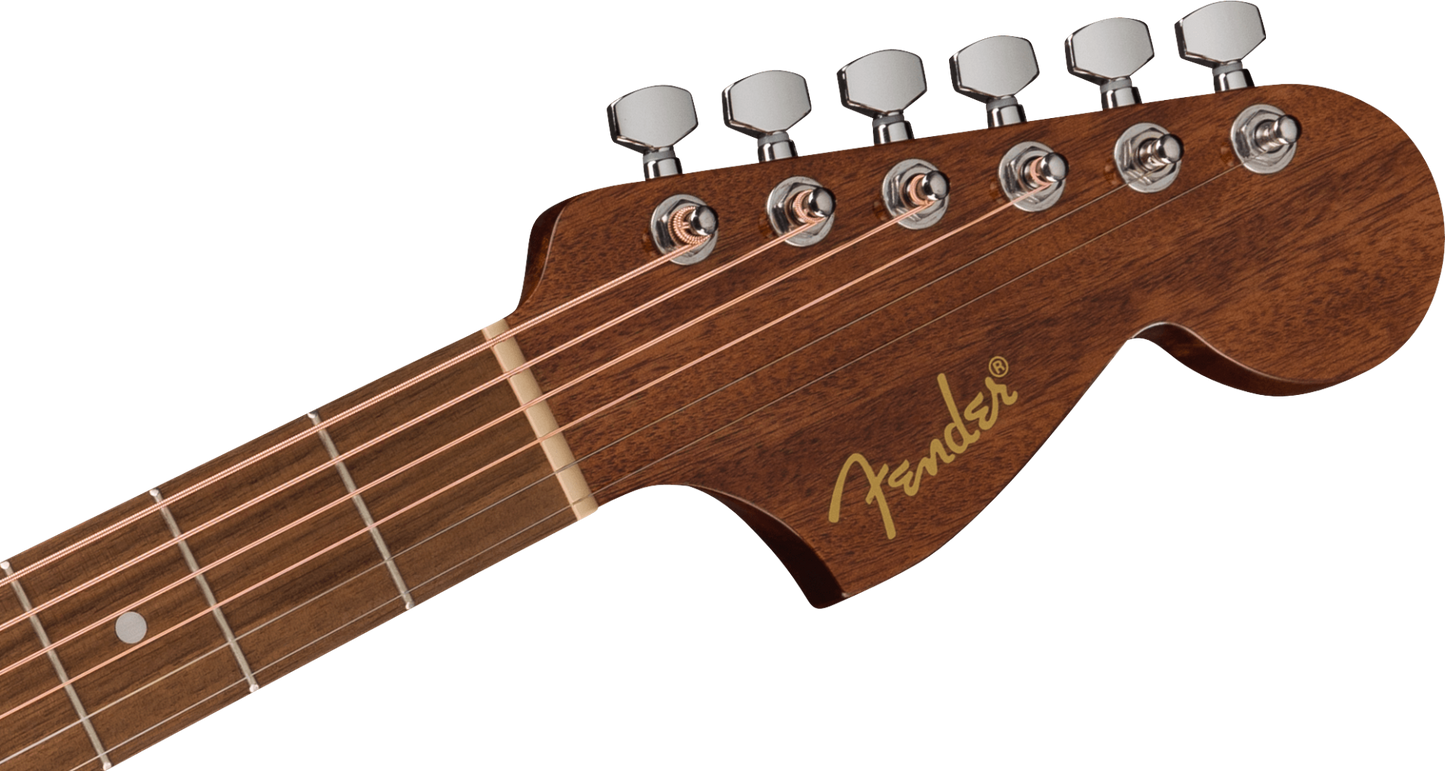 Fender California Standard Monterey E Electric Acoustic Guitar in Surf Green
