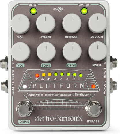 Electro Harmonix Platform Stereo Compressor/Limiter Pedal