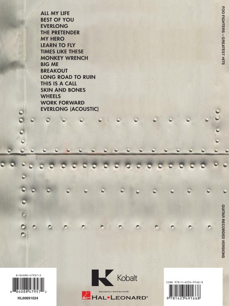 Foo Fighters Greatest Hits Recorded Version Guitar Tab
