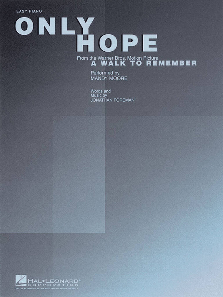 Only Hope Easy Piano