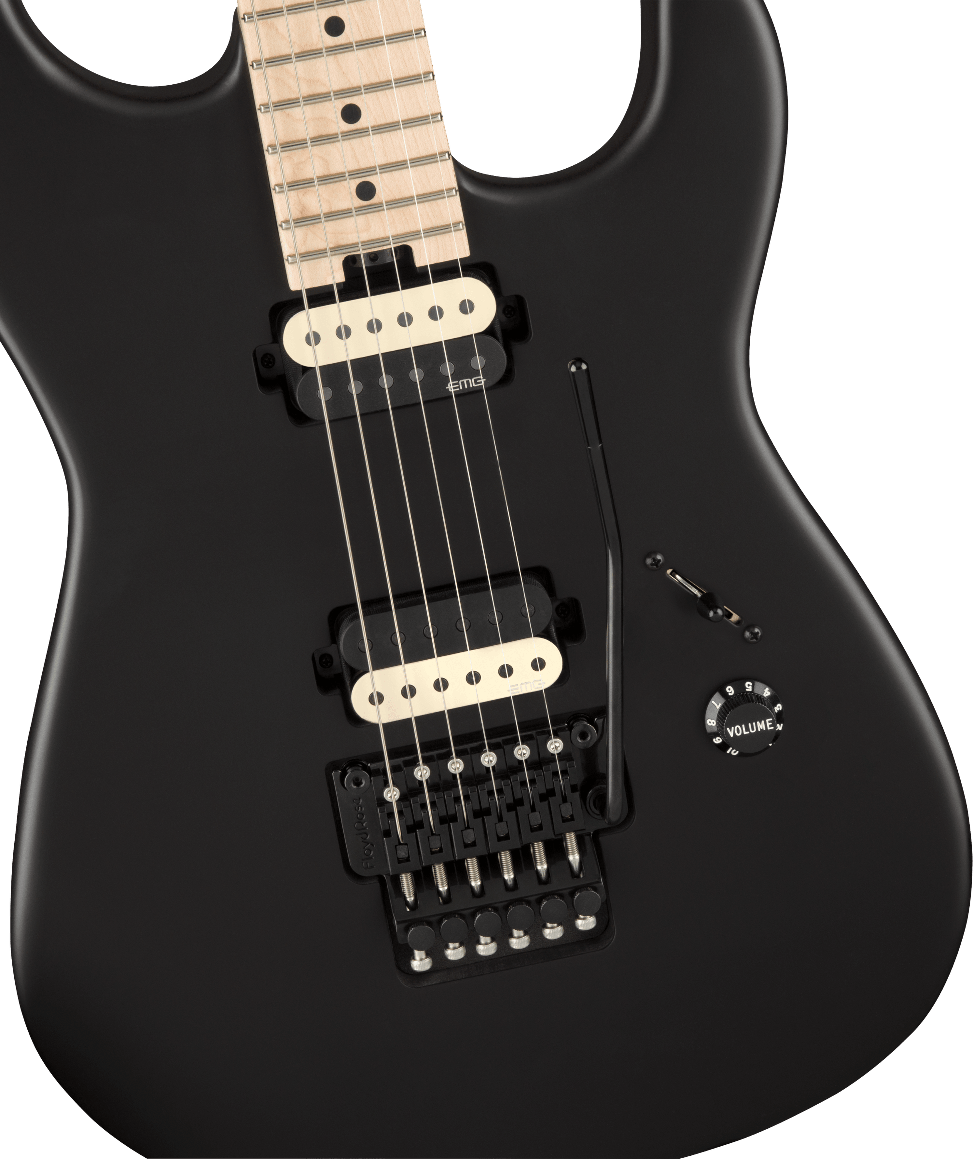 Charvel Jim Root Signature Pro Mod San Dimas Style 1 HH FR M in Satin Black