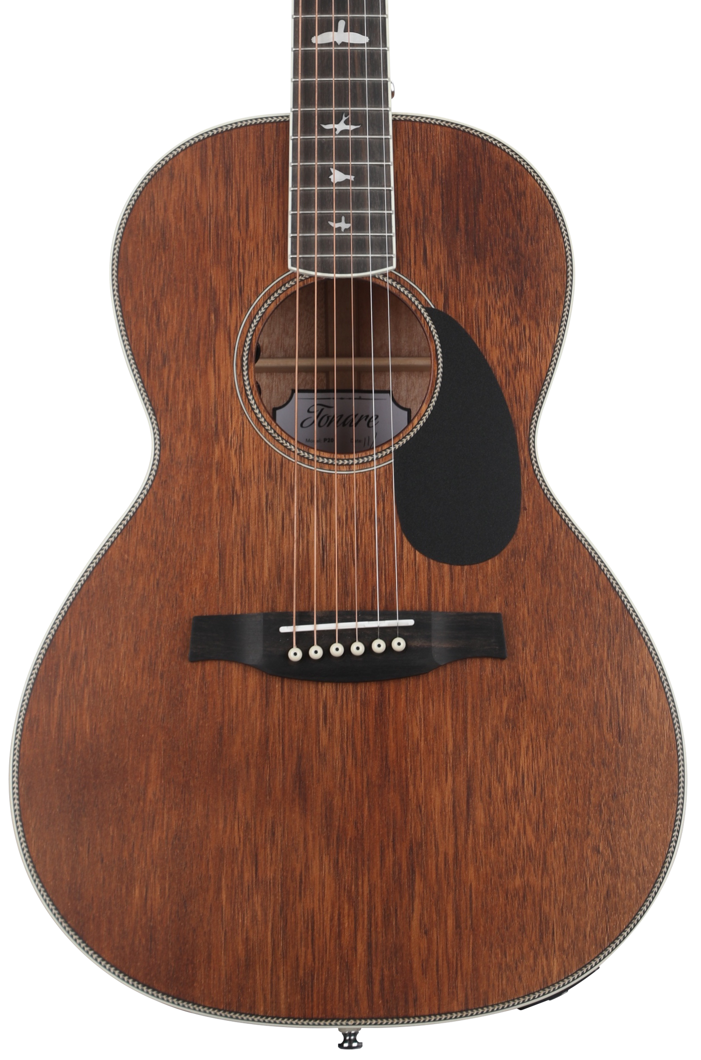 PRS SE P20E Parlor Acoustic Guitar w/- Pickup in Vintage Mahogany