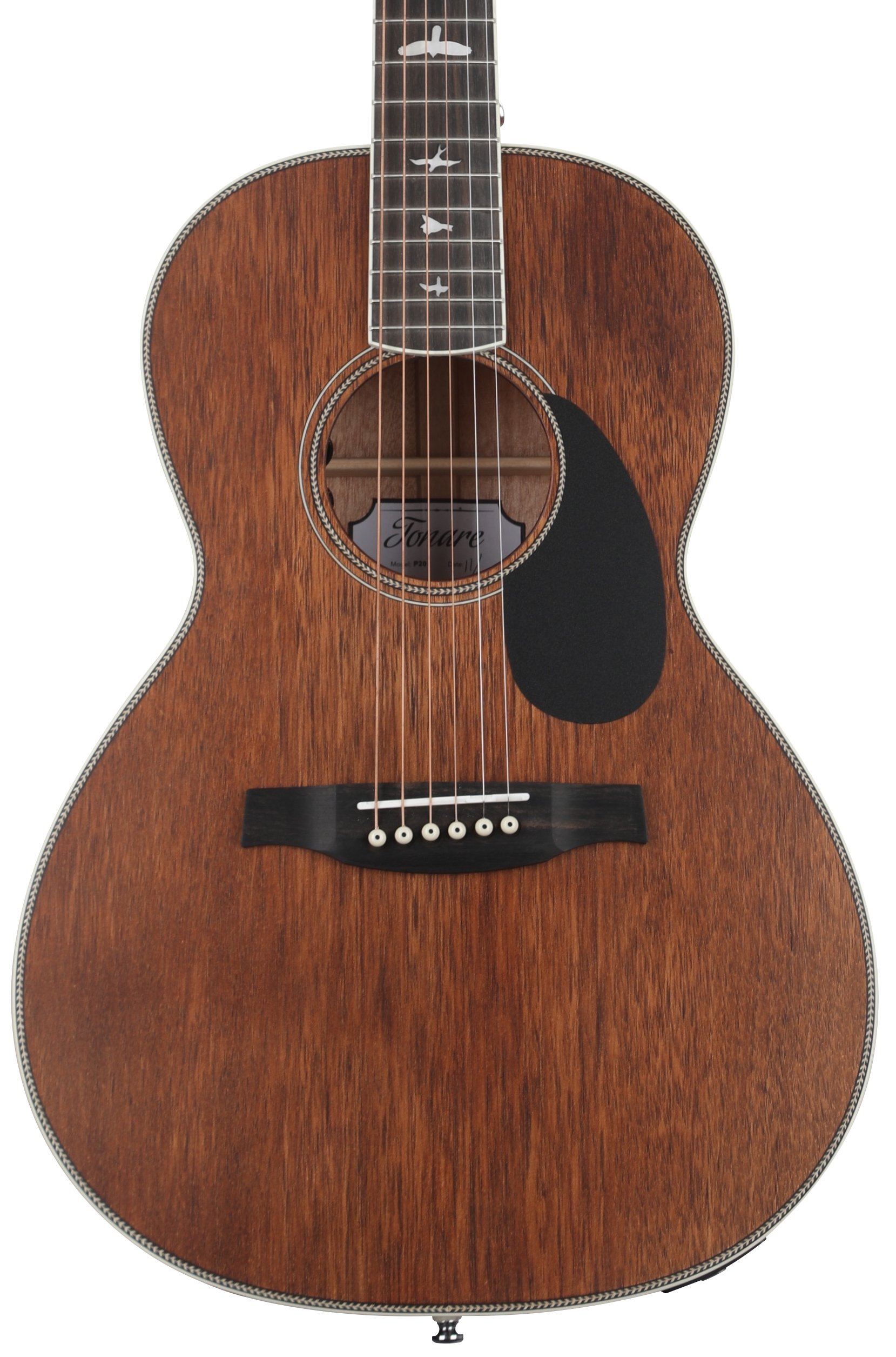 PRS SE P20E Parlor Acoustic Guitar w/- Pickup in Vintage Mahogany