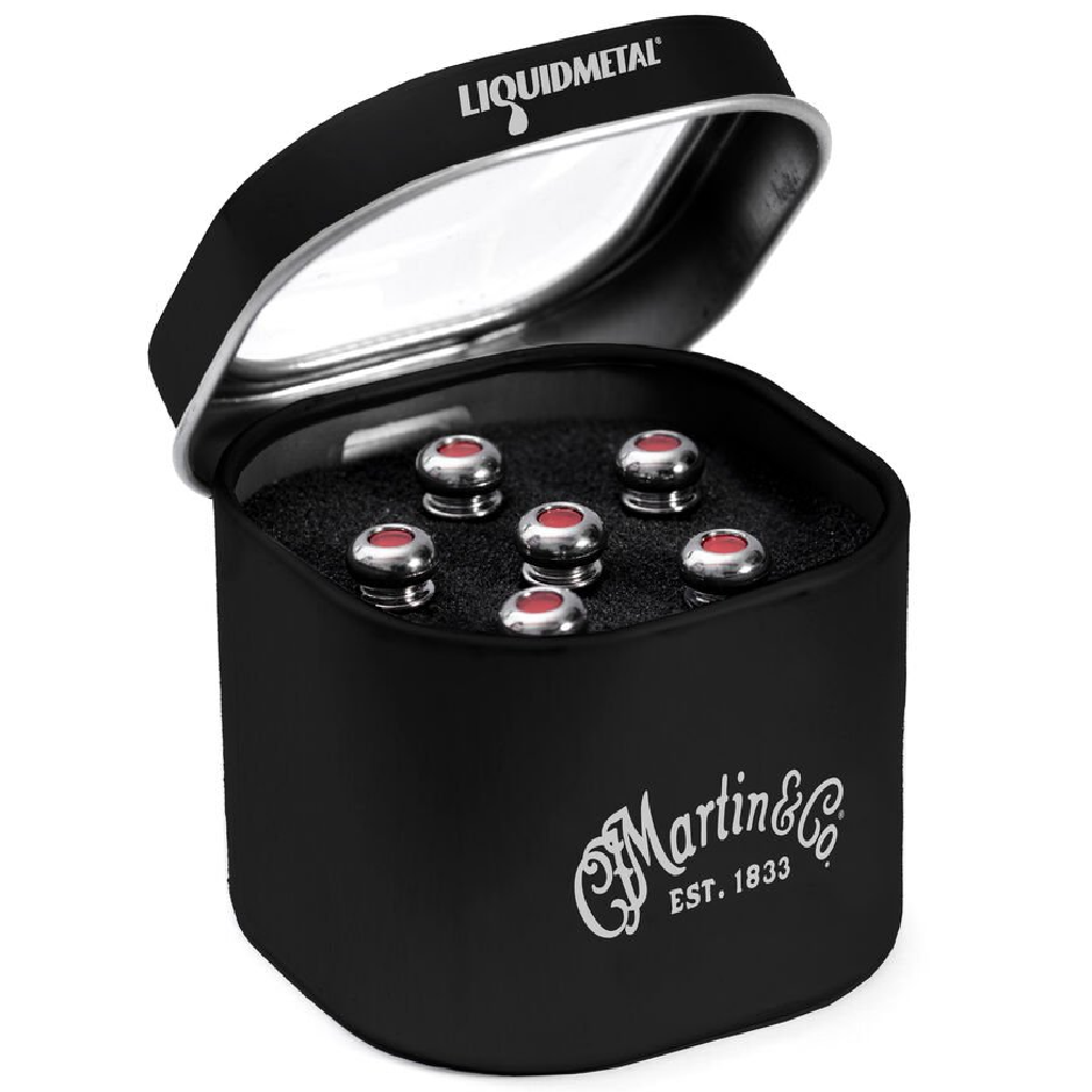 Martin Luxe Liquid Metal Bridge Pins in Chrome