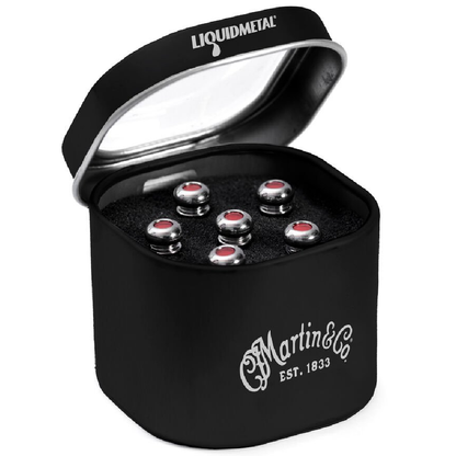Martin Luxe Liquid Metal Bridge Pins in Chrome