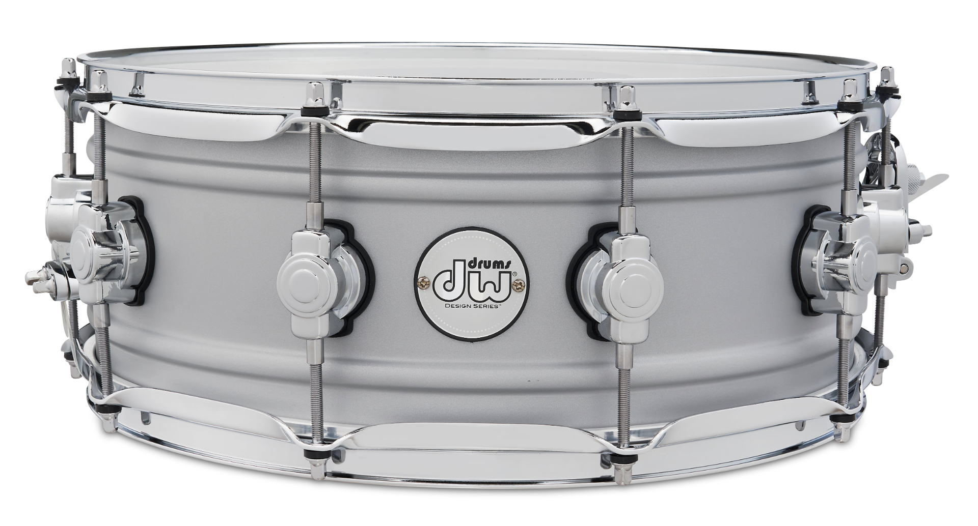 DW Design Series 5.5"x14" Matte Aluminium Snare Drum
