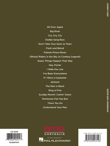Johnny Cash Super Easy Songbook