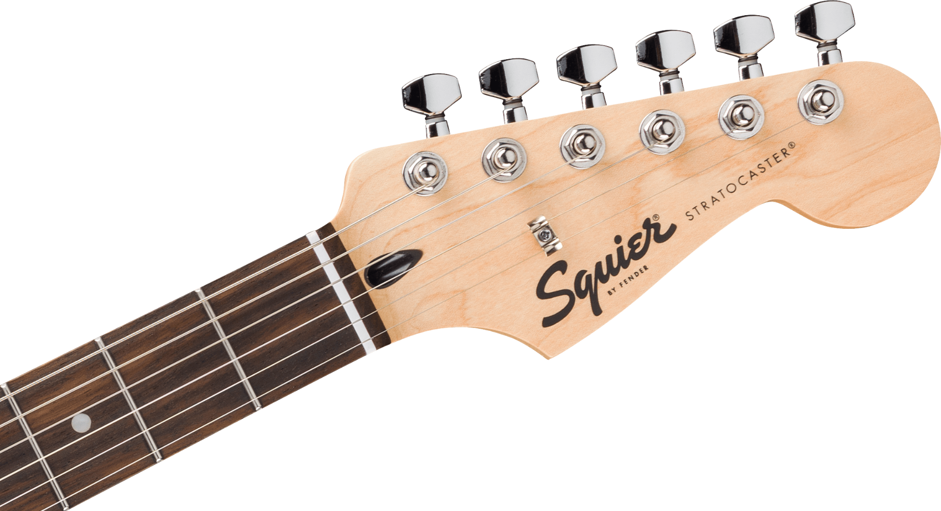 Squier FSR Squier Sonic Stratocaster, Laurel Fingerboard, White Pickguard in Sea Foam Green