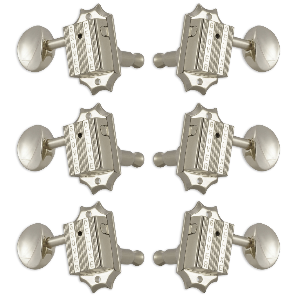 Grover Machine Heads 6 In Line 136N in Nickel