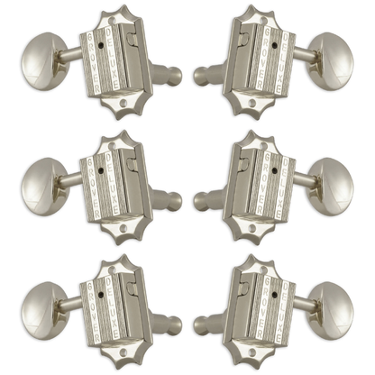 Grover Machine Heads 6 In Line 136N in Nickel