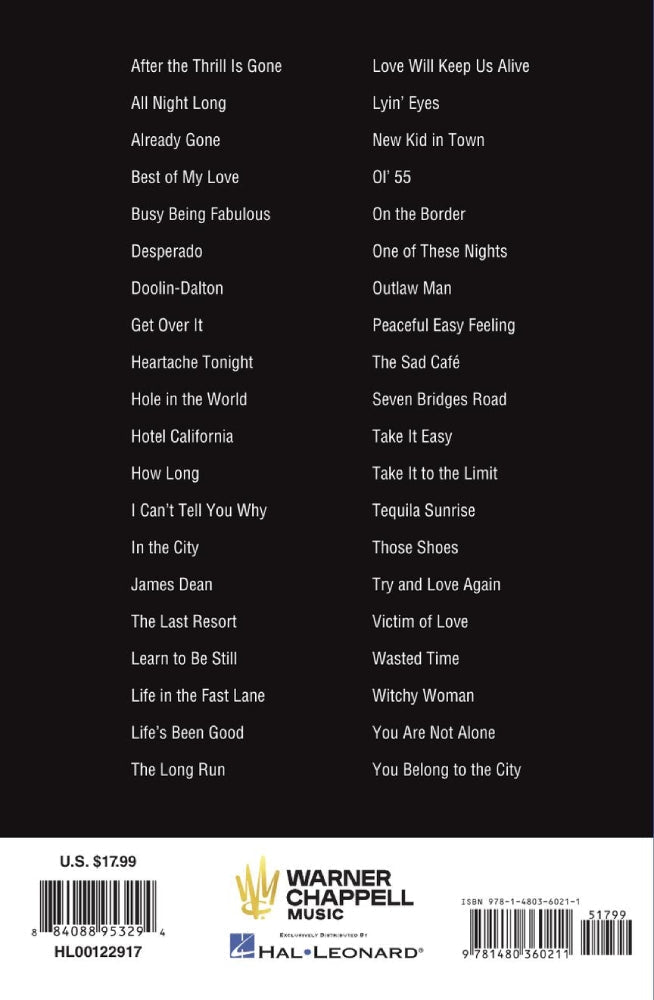 Eagles Guitar Chord Songbook