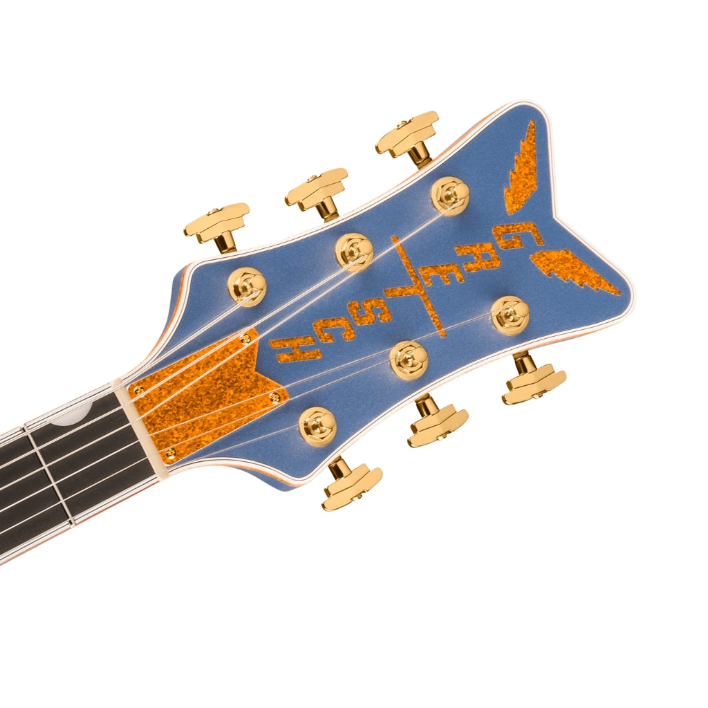 Gretsch Falcon™ Hollow Body with String Thru Bigsby and Gold Hardware in Cerulean Smoke
