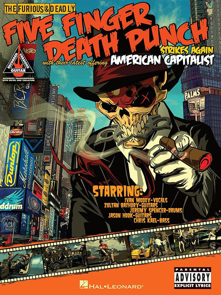 Five Finger Death Punch American Capitalist Guitar Recorded Versions