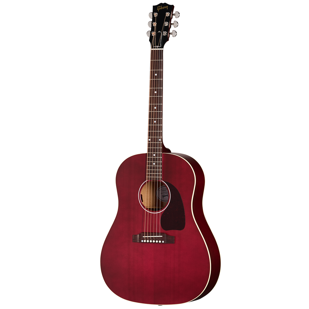 Gibson J-45 Special Acoustic Electric Guitar in Satin Wine Red