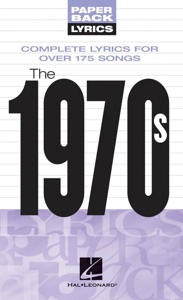 Paperback Lyrics The 1970s