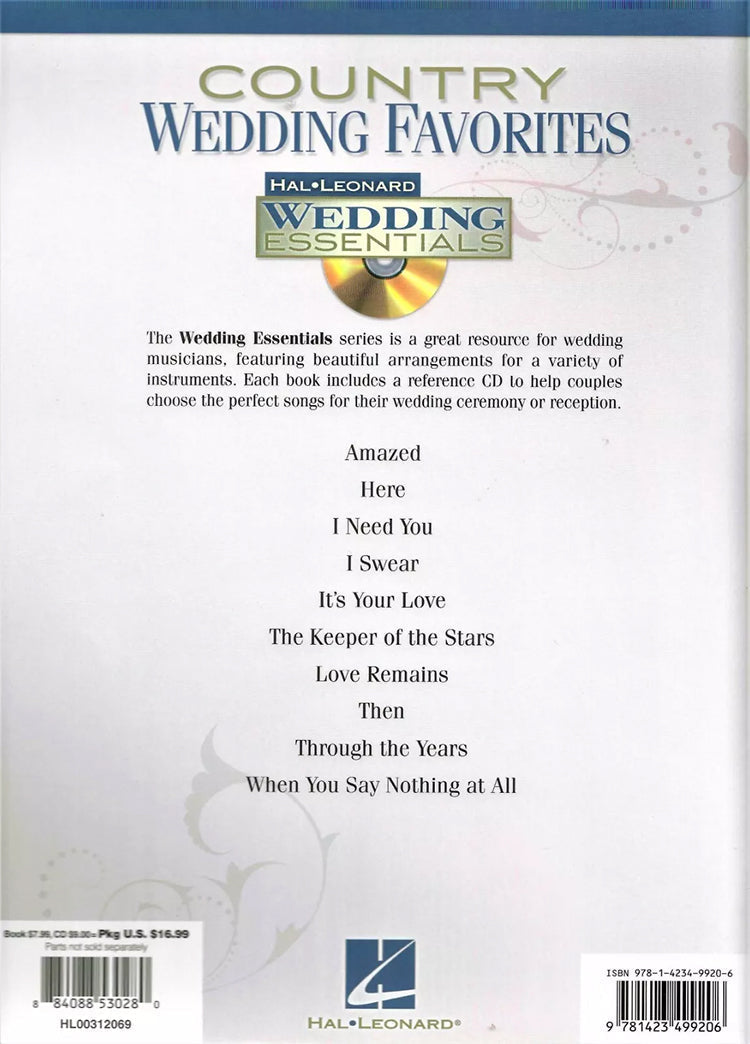 Country Wedding Favorites PVG