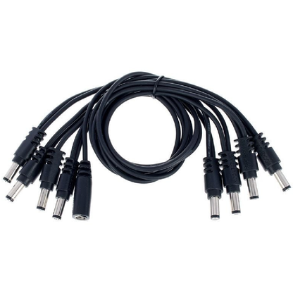 Warwick RockBoard Flat Daisy Chain Cable 8 Outputs Straight