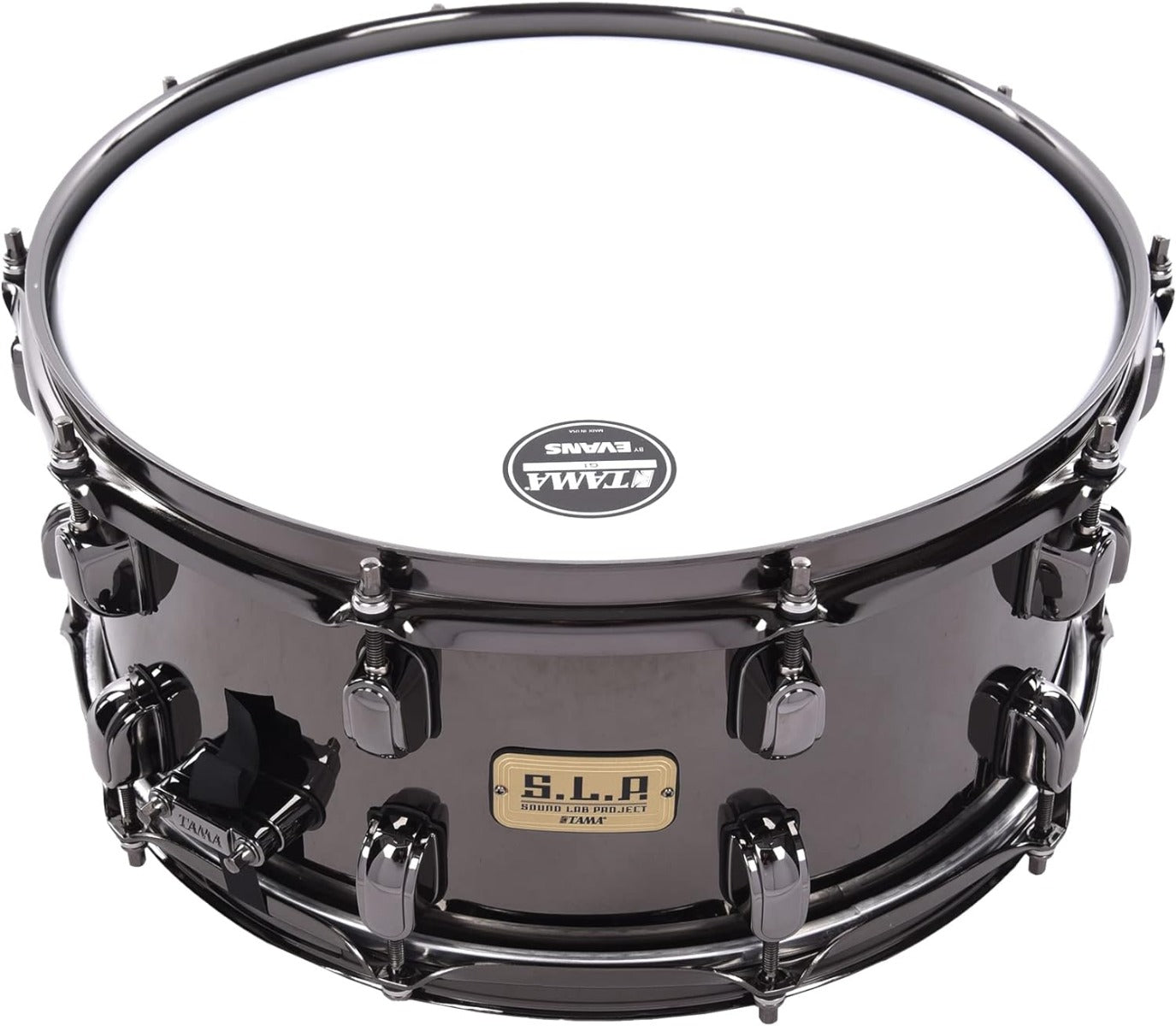 Tama SLP LBR1465 6.5" x 14" Black Brass Snare Drum